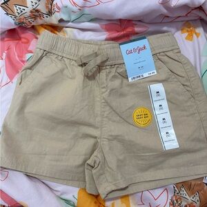 Cat & Jack Khaki/Tan Girls' Pull-On Shorts